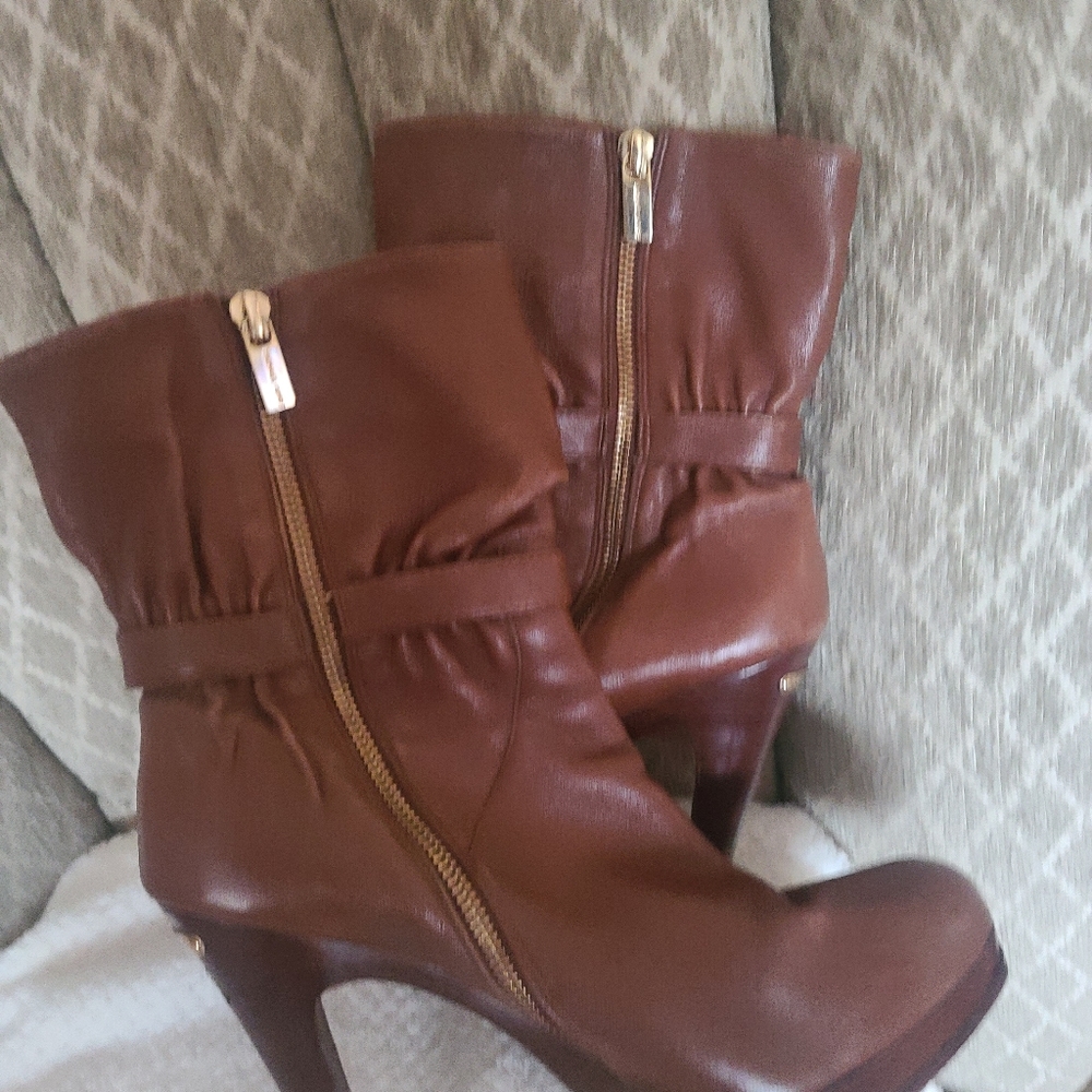 Tan boots